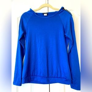 Say Anything zipper sleeve Top